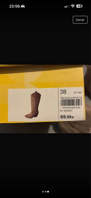 Botas de terciopelo altas beige