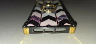 Custodia S9 Plus con anello dorato