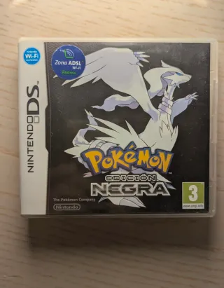Pokémon Edición Negra Nintendo DS + Manuales