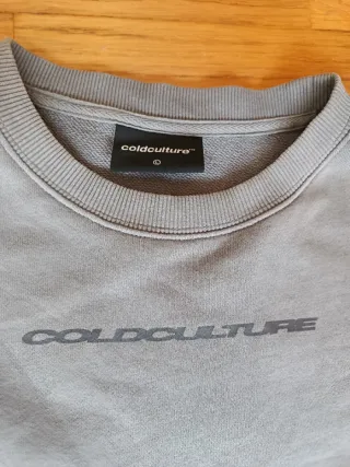 Sudadera Cold Culture Gris Sin Capucha