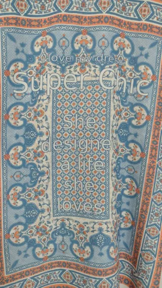 Vestido estampado cómodo