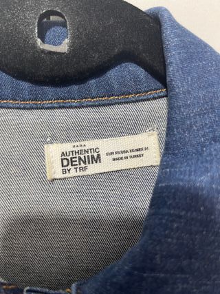 Vestido Jeans Zara TRF com Elastano