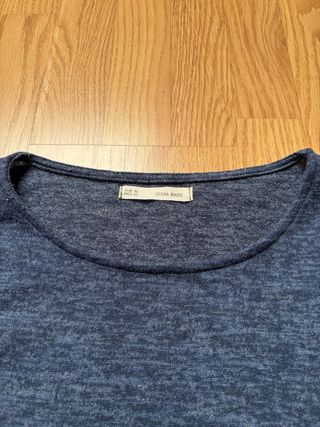 Jersey con camisa azul y blanca