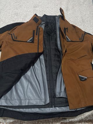 Chaqueta Dainese Moto Hombre Marrón Negra T 54.