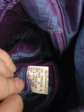 Vestido de cóctel o gala marca Toni Francesc