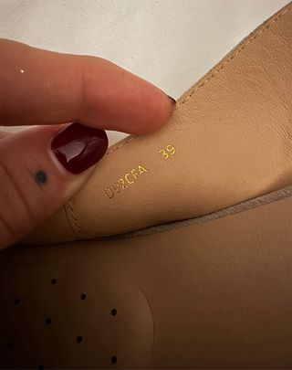 Cuña Geox Talla 39 Beige/Multicolor