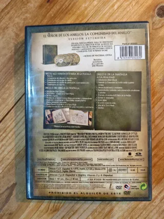 Trilogía El Señor de los Anillos DVD
