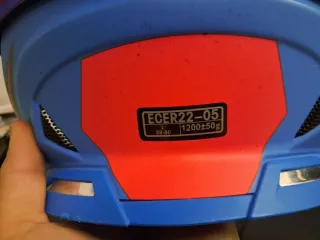 Casco Motocross Scott Blu/Rosso