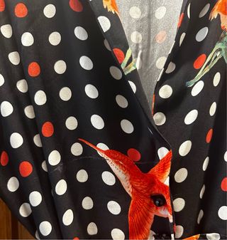 Vestido Dolores Promesas Estampado Flores y Lunare