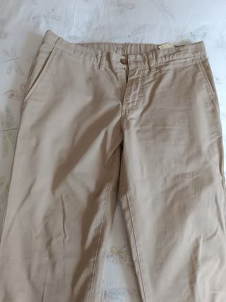 Pantalón chino The First Talla 16 Beige