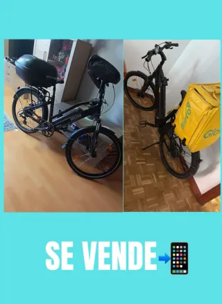 Bicicleta Eléctrica NCM con portaequipajes