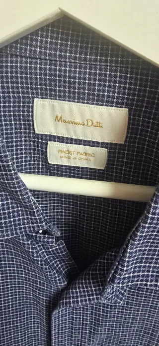 Camisa "Massimo Dutti" Finest Fabric. Talla L