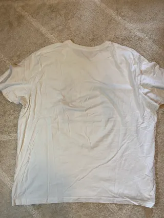 Camiseta Blanca Estampada Surf XXL