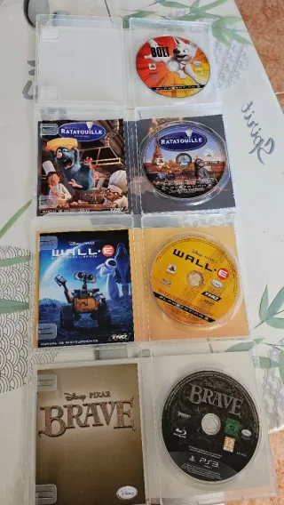 Pack 7 Juegos Disney Pixar PS3 perfecto estado pal