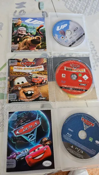 Pack 7 Juegos Disney Pixar PS3 perfecto estado pal