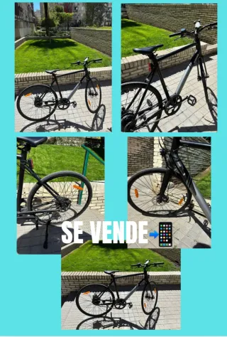 Bicicleta Eléctrica Urbana Negra