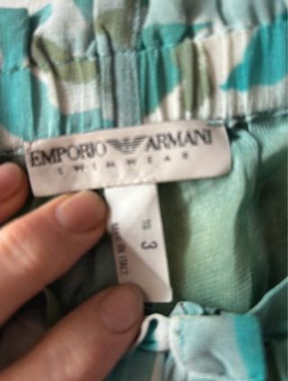 Shorts Emporio Armani stampati