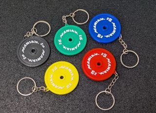 Llavero Disco Pesas Maniak
