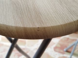 Coppia Sgabelli Acciaio e Legno