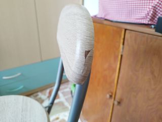 Coppia Sgabelli Acciaio e Legno