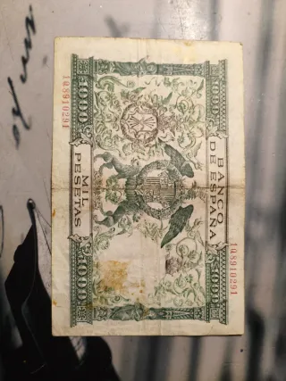 Billete 1000 Pesetas España 1957
