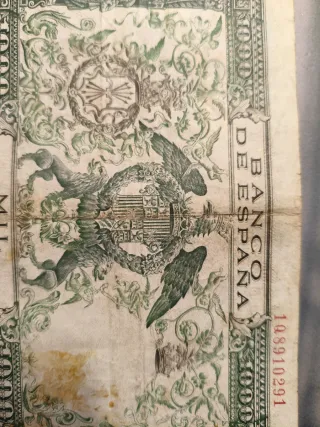 Billete 1000 Pesetas España 1957
