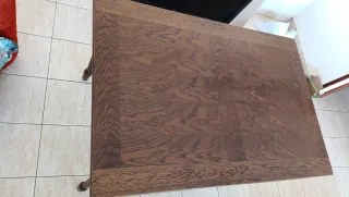 Mesa de comedor extensible de madera