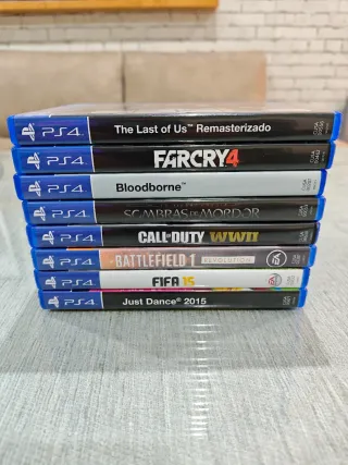Lote 8 Juegos PS4: Far Cry 4, FIFA 15, Bloodborne