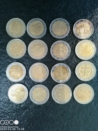 Lotes monedas conmemorativas 2€. Venta y cambio.