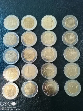 Lotes monedas conmemorativas 2€. Venta y cambio.