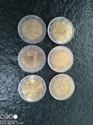 Lotes monedas conmemorativas 2€. Venta y cambio.