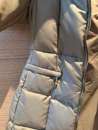 Plumas Zara Beige Talla S