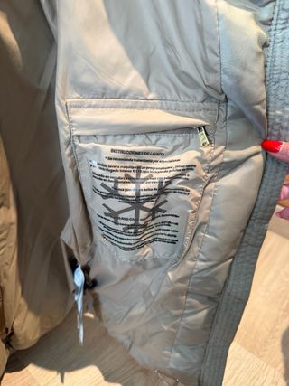 Plumas Zara Beige Talla S