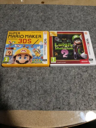 Super Mario Maker y Luigi's Mansion 2 3DS