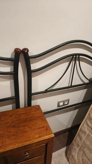 2 Cabeceros Forja y Madera