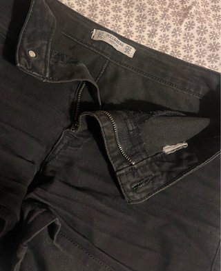 Shorts vaqueros negros tiro alto