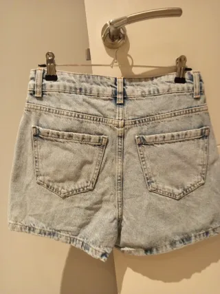 Falda pantalón vaquera Zara Talla XS