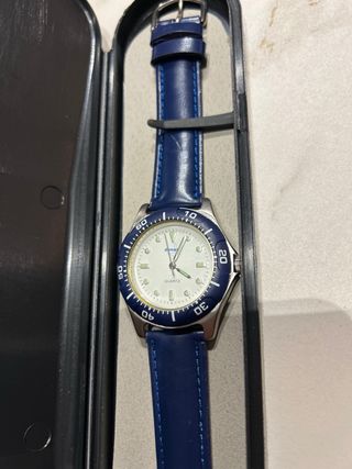 Reloj de hombre Quartz azul