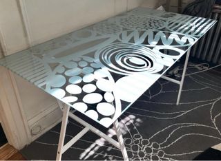 Tablero Ikea Glasholm Vidrio Templado