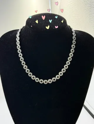 Collar Swarovski Círculos Brillantes