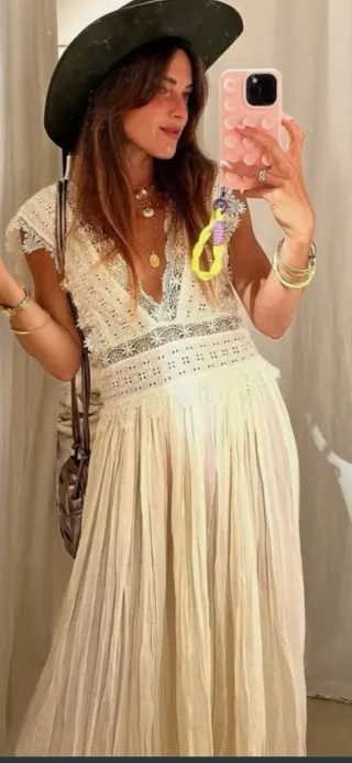 Vestido encaje zara Talla L