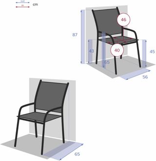 Conjunto mesa de jardin extensible con sillas