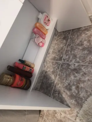 Tocador Blanco con Luces LED y Cajones