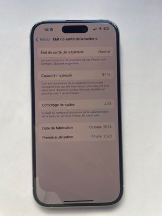 iPhone 15 256GB con caja original