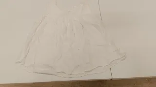 Blusa blanca con encaje