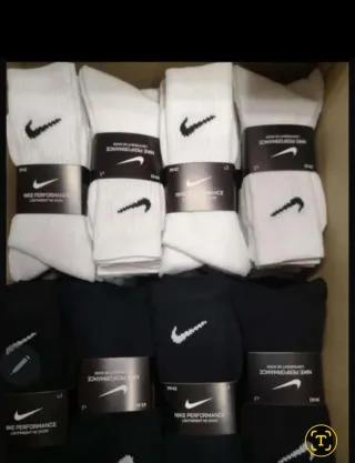 Calcetines Nike Hombre Negros y Blancos