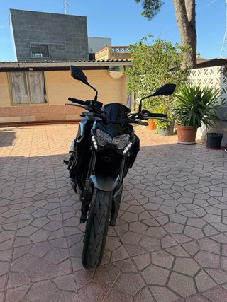 Kawasaki Z900 Negra y Verde full 2024