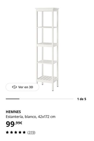 Estantería IKEA HEMNES Blanca