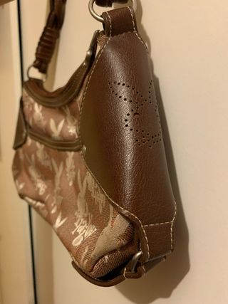Borsa Playboy marrone e oro