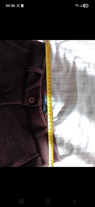 Completo velluto leggero marrone